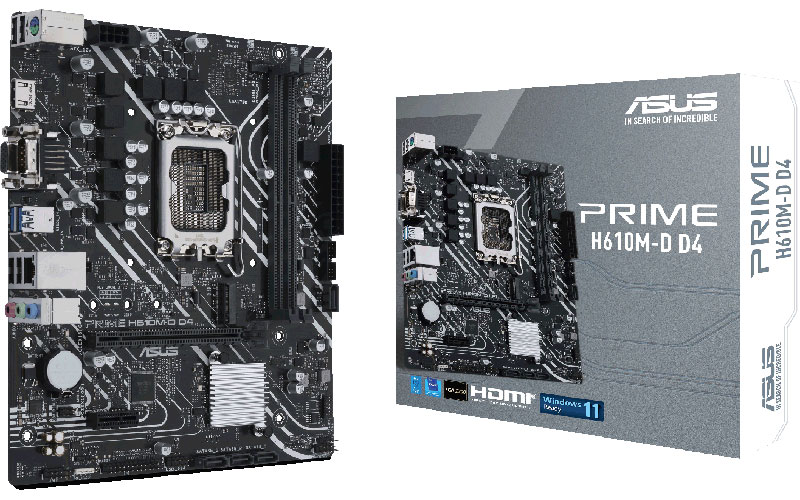 CM INTEL ASUS PRIME H610M-D DDR4